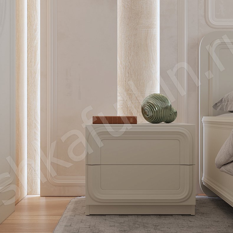 Изображение Спальня Санмарино Белый Светлые Неоклассика 6и створчатые Спальня Для вещей 6