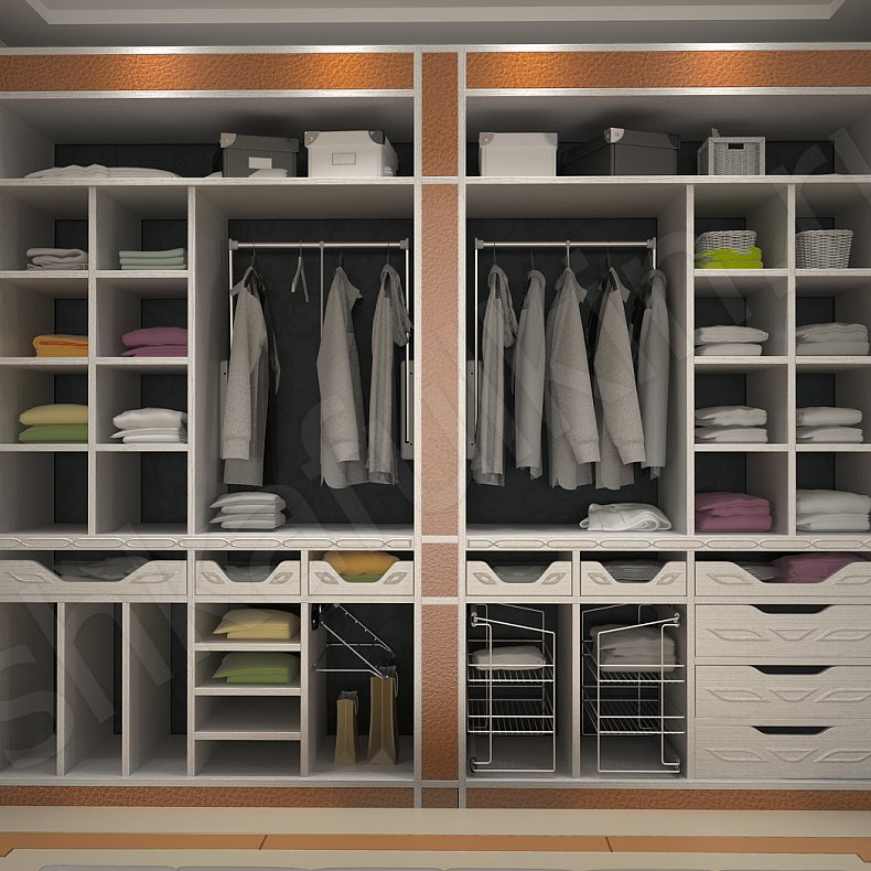 Изображение Гардеробная Фортуна Белый Классика  Гардеробная  3