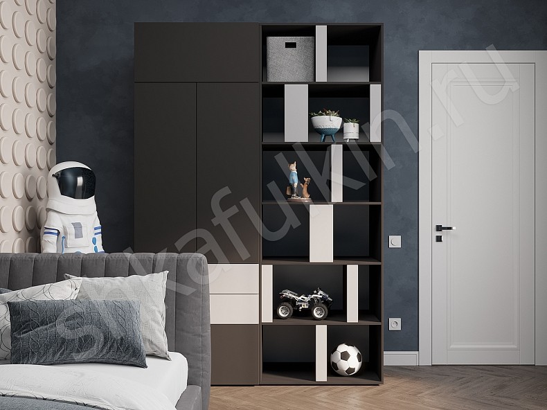 Изображение цвета Шкаф Толли Светлые Современный 6и створчатые  