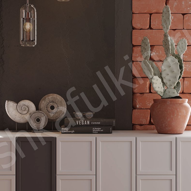 Гарнитур Урбан Белый Цветной Светлые Лофт 2х створчатые Гостиная Для вещей 6