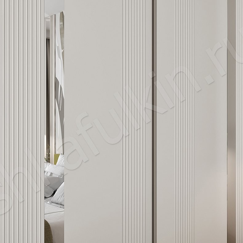 Шкаф-купе Альгеро Белый Светлые Современный 2х створчатые Спальня Для вещей 3