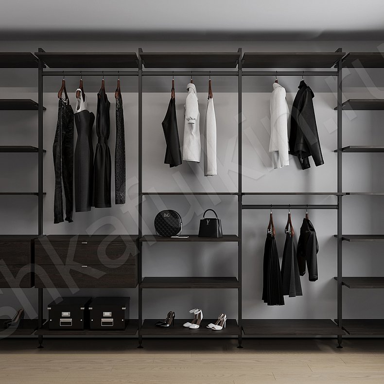 Гардеробная Эдмондс  Современный  Гардеробная 