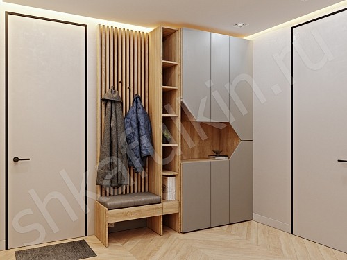 Изображение цвета Прихожая Альма  Минимализм 2х створчатые Прихожая 