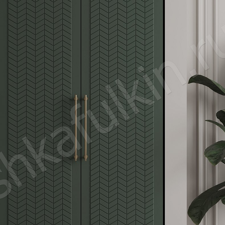 Изображение Прихожая Мелисса Цветной Темные Зеленый Современный 3х створчатые Прихожая Для вещей 4