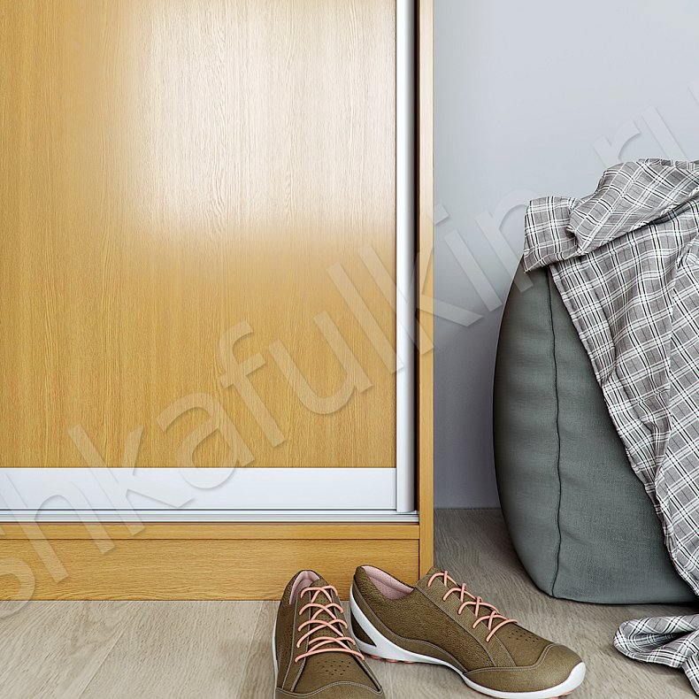 Шкаф-купе Корнелиус Светлые Древесный Минимализм 5и створчатые Спальня Для вещей 5