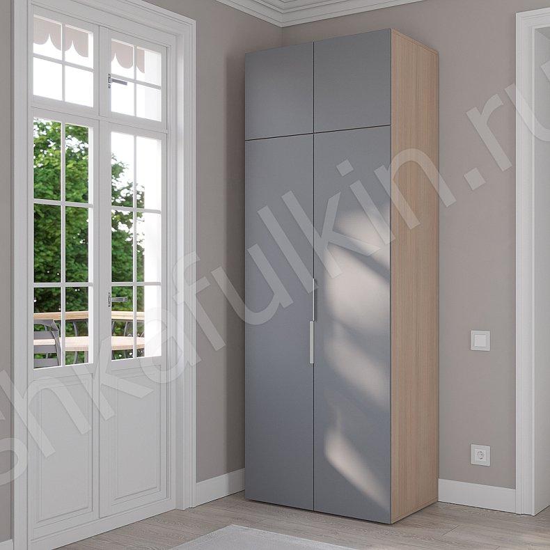 Изображение Шкаф Тони Темные Светлые Серый Коричневый Черный Белый Минимализм 2х створчатые Гостиная Для вещей 5