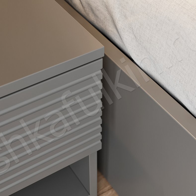 Изображение Гарнитур Шондер Серый Современный 4х створчатые Спальня Для вещей 7