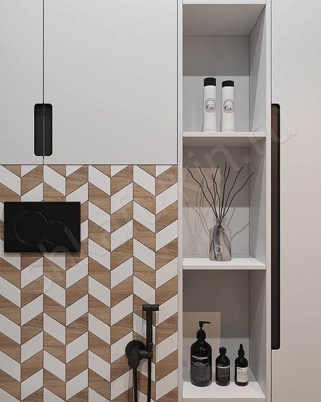 Мебель в ванную Шарлтон Светлые Белый Минимализм   Для вещей 3