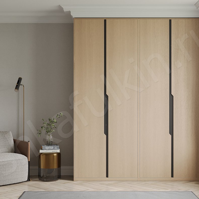 Изображение Шкаф Орлеан Древесный Современный 4х створчатые Гостиная Для вещей 1