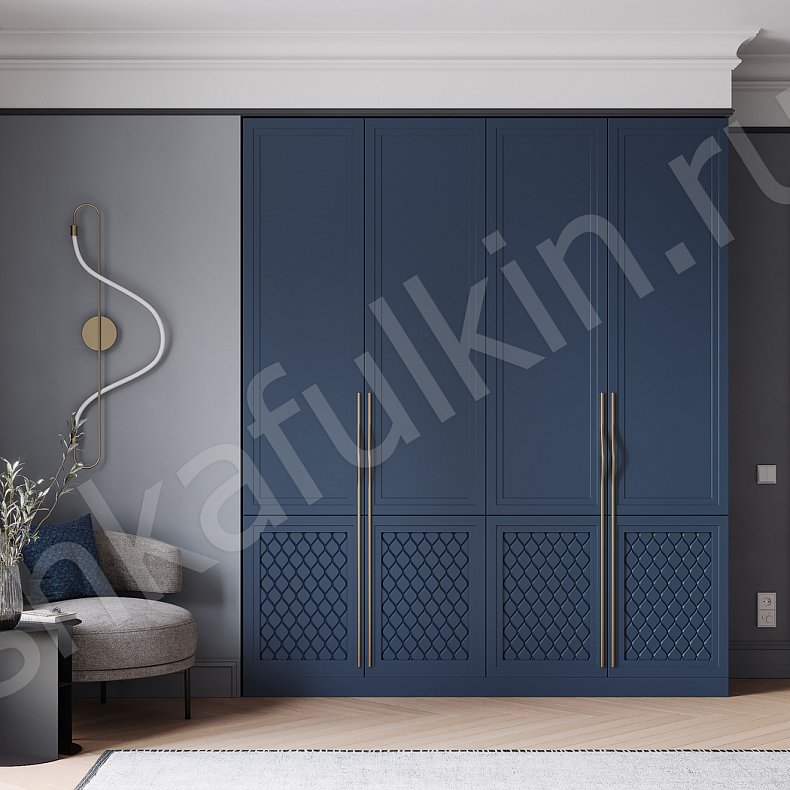 Шкаф Купидон  Неоклассика 4х створчатые Гостиная Для вещей 3