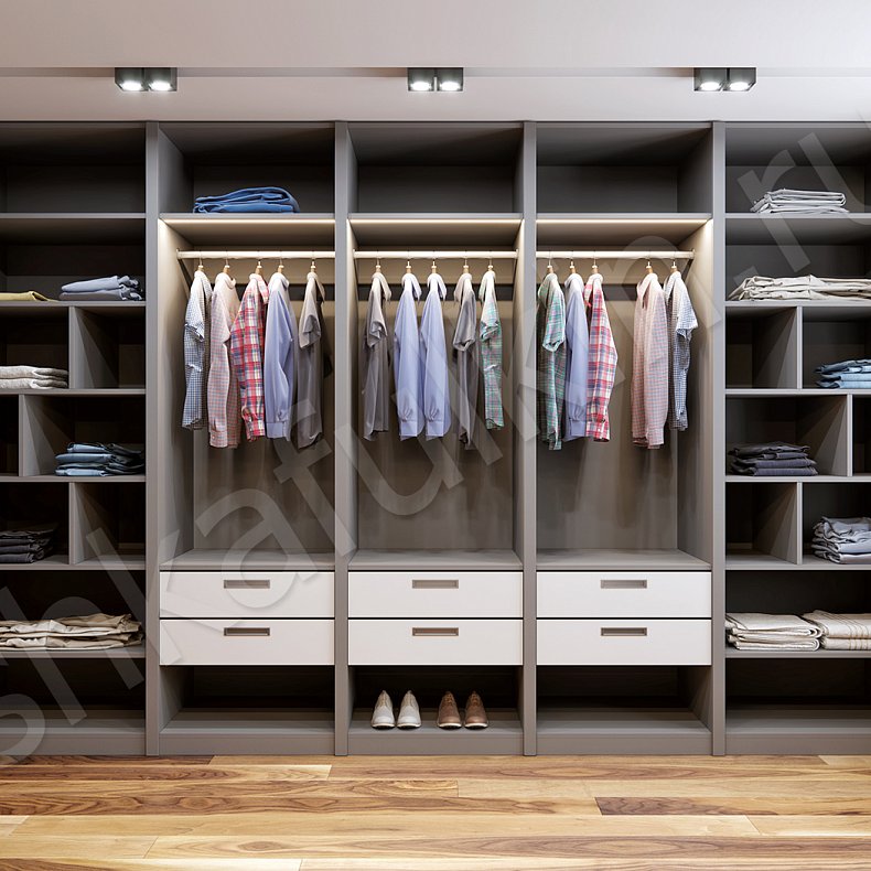 Гардеробная Лорд  Хай-тек  Гардеробная  2