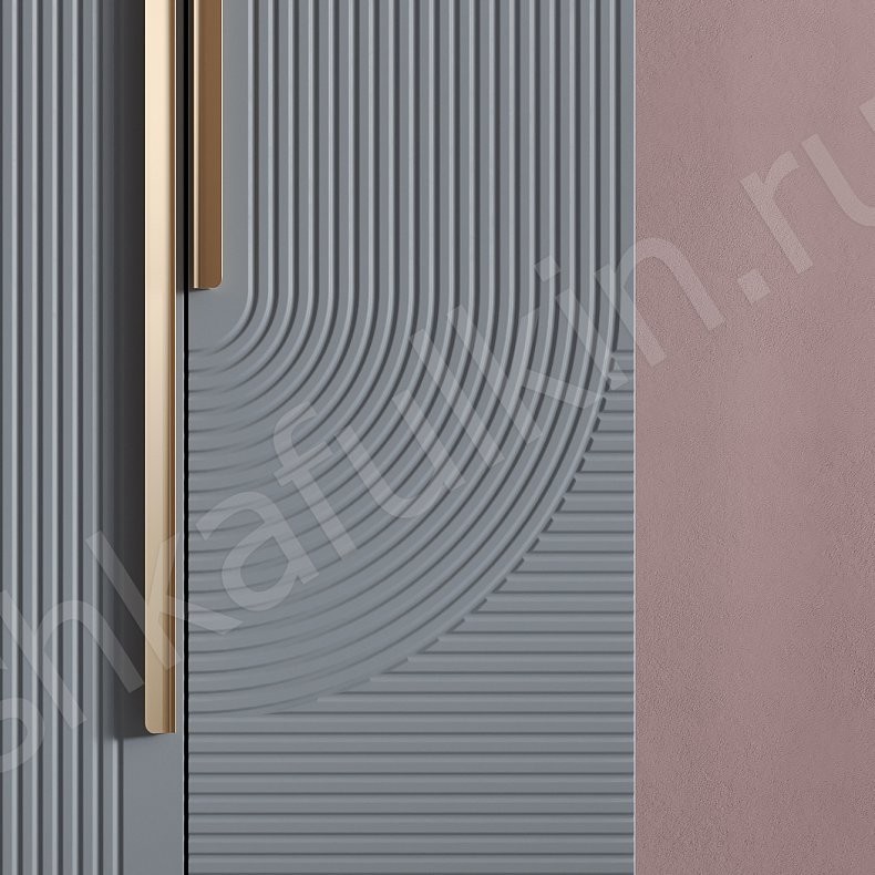 Изображение Прихожая Зингер Серый Светлые Неоклассика 4х створчатые Прихожая Для вещей 4