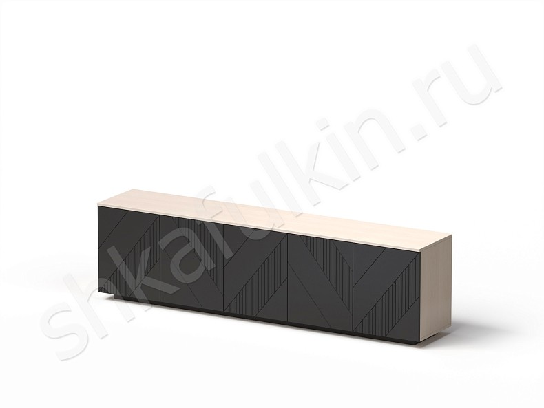 Изображение цвета Тумба Хадсон Древесный Белый Черный Серый Синий Светлые Зеленый Современный 5и створчатые Гостиная Для книг Для декора Под ТВ