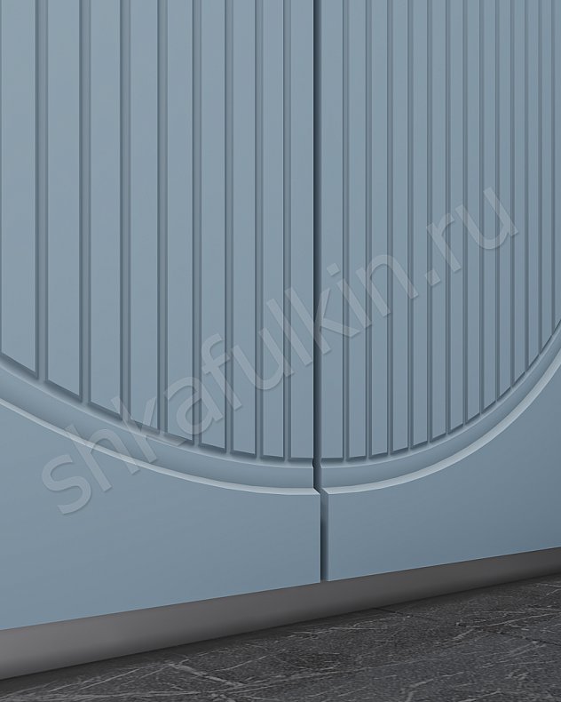 Мебель в ванную Скаволлини Синий Коричневый Светлые Неоклассика   Для вещей 8