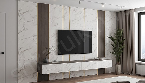 Стеновая панель и тумба Тангенс