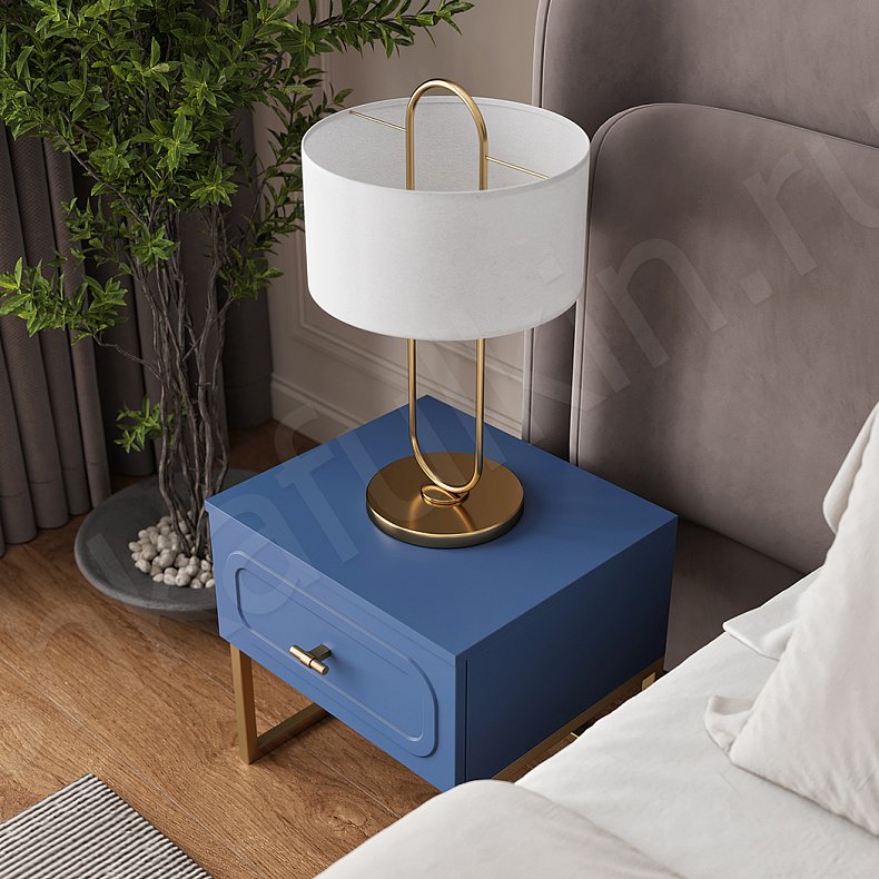 Изображение Гарнитур Мираж Белый Цветной Синий Светлые Неоклассика 5и створчатые Спальня Для вещей 8