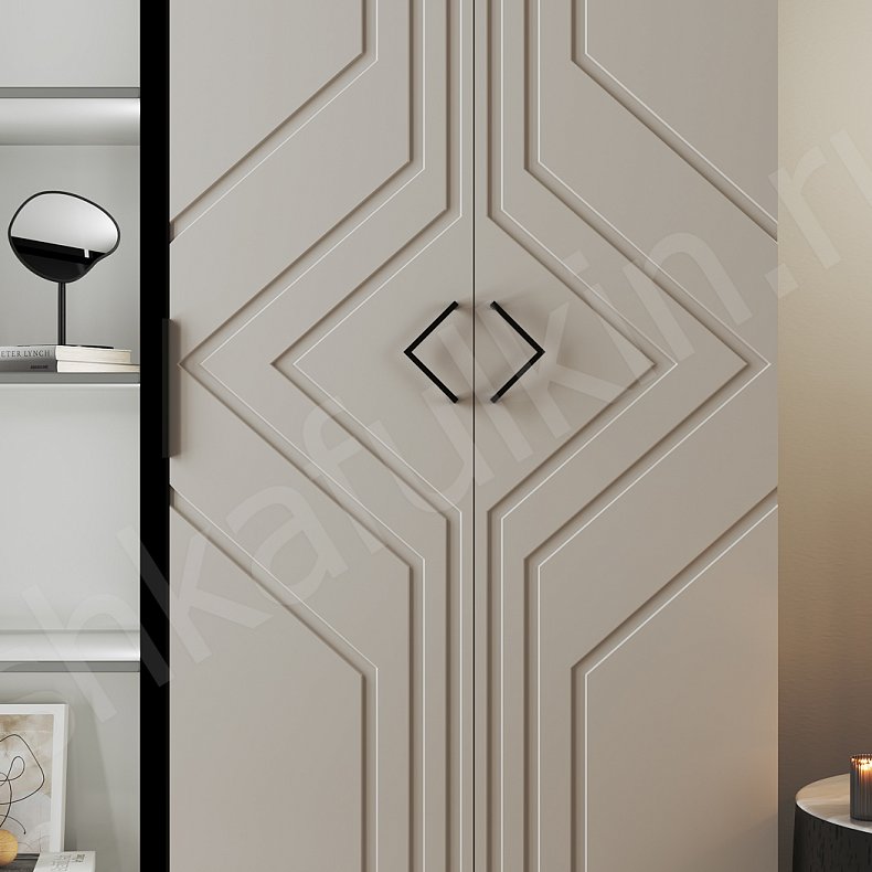 Шкаф Боско Белый Модерн 5и створчатые Спальня Для вещей 3