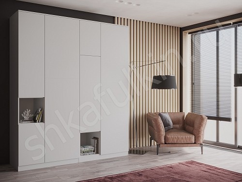 Изображение цвета Шкаф Денди Белый Современный 5и створчатые  