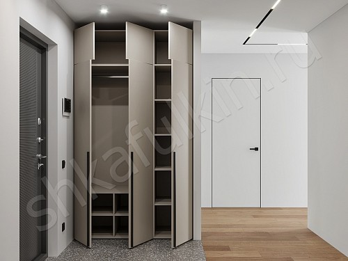 Прихожая 3 двери Симпле Светлые Минимализм 3х створчатые Прихожая 