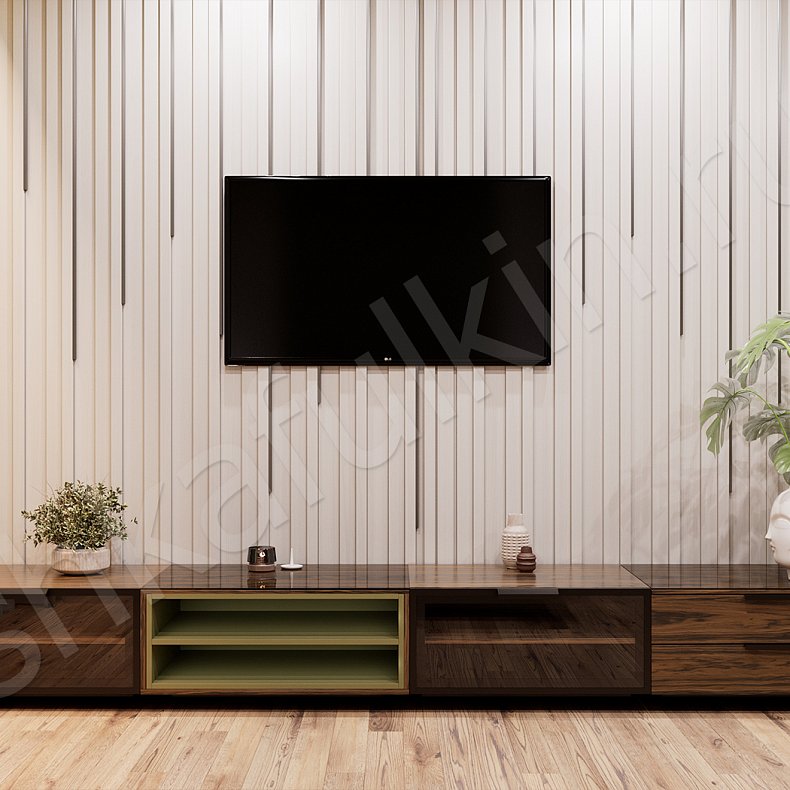 Угловой шкаф Витторио Зеленый Темные Древесный Современный  Спальня Для вещей Для белья 6