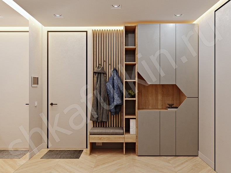 Изображение цвета Прихожая Альма  Минимализм 2х створчатые Прихожая 