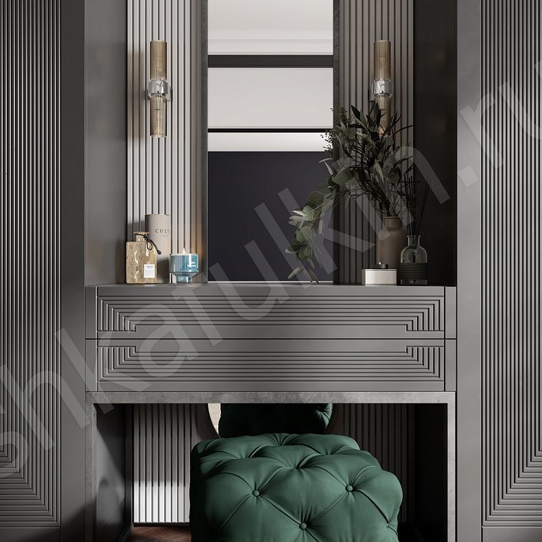 Шкаф Бергамо  Модерн 4х створчатые Спальня Для вещей 7