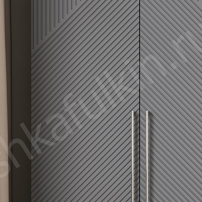 Шкаф Нотариус Черный Модерн 4х створчатые Гостиная Для вещей 8