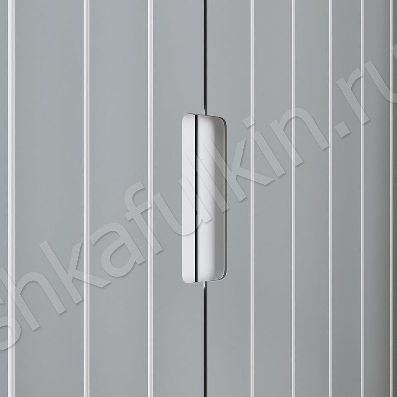 Изображение Гарнитур Франческа Белый Серый Светлые Золото Современный 2х створчатые Спальня Для вещей 11