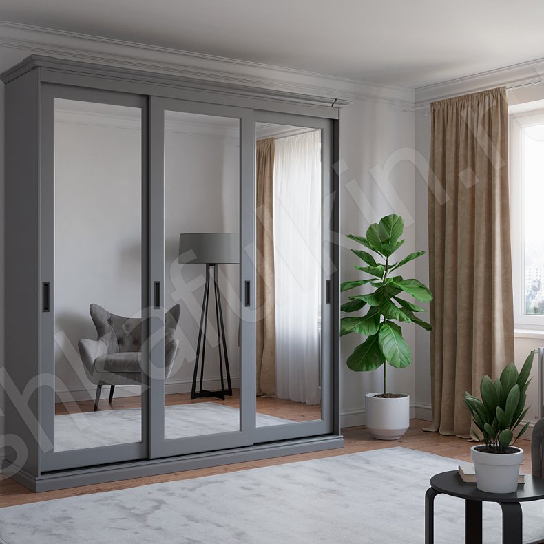 Шкаф-купе Аристон  Современный 3х створчатые Гостиная Для вещей 1