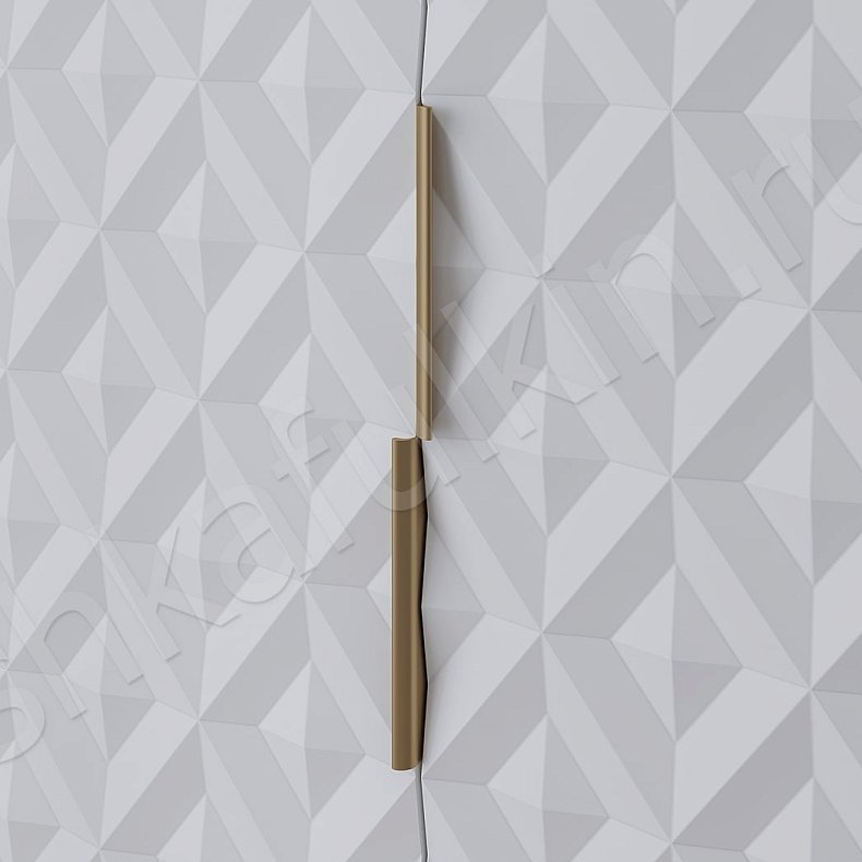 Изображение Шкаф Эльма Белый Светлые Неоклассика 4х створчатые Гостиная Для вещей 6