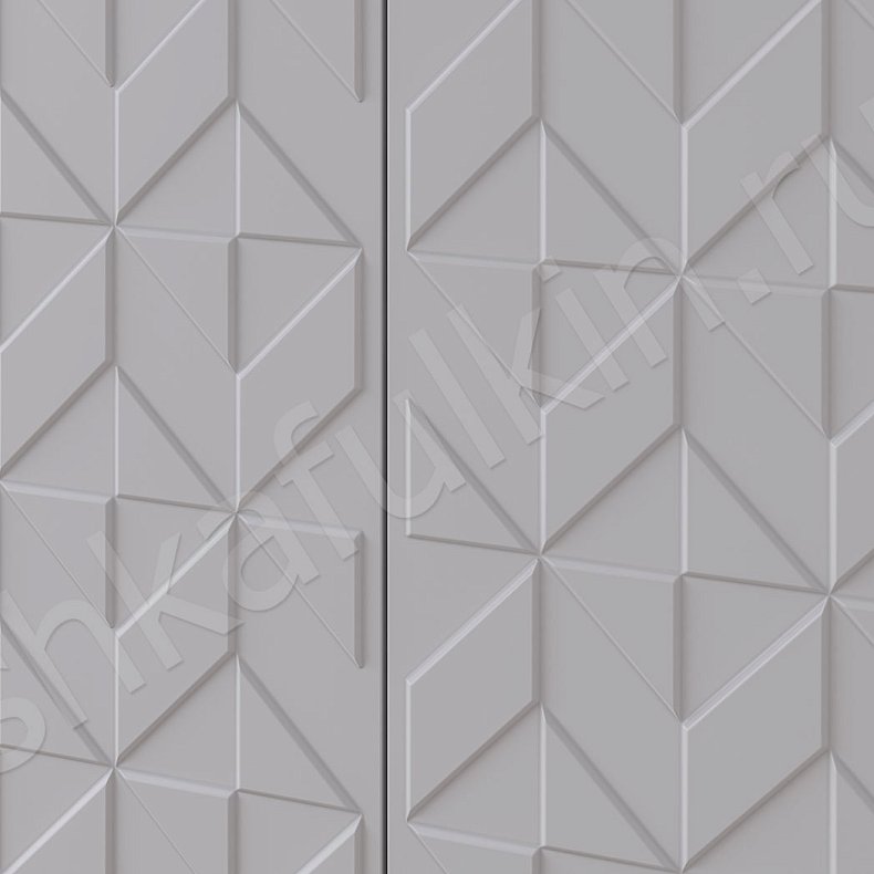 Шкаф-купе Виталино Светлые Белый Современный 4х створчатые Гостиная Для вещей 4