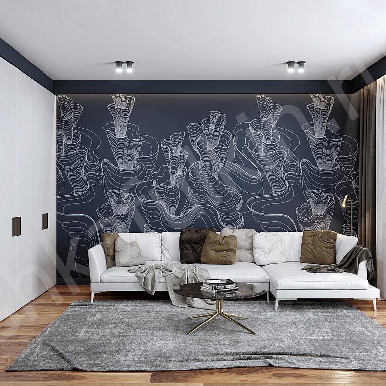 Изображение Шкаф Миллениум Светлые Белый Современный 6и створчатые Гостиная Для вещей 1