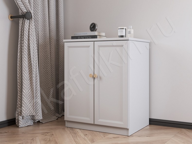 Тумба Виктория Светлые Золото Белый Классика 2х створчатые Спальня 