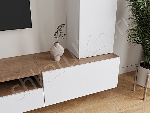 Изображение цвета Стенка Вуди  Скандинавский   Под ТВ