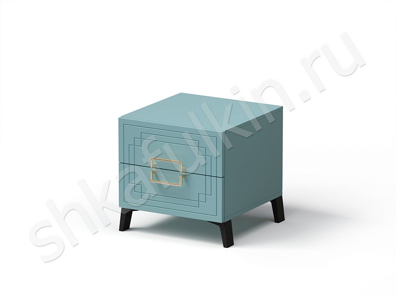Изображение цвета Тумба Метрополитан Черный Белый Серый Светлые Зеленый Золото Неоклассика 2х створчатые Спальня Для декора