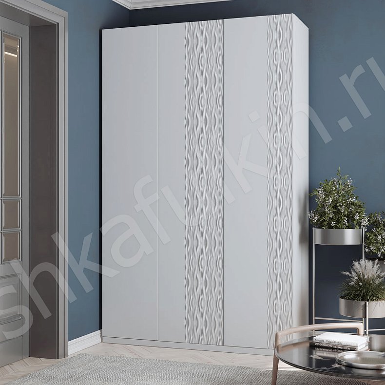 Шкаф Энгельс Светлые Белый Модерн 3х створчатые Гостиная Для вещей