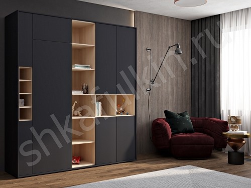 Изображение цвета Шкаф Аморе Белый Современный 5и створчатые  