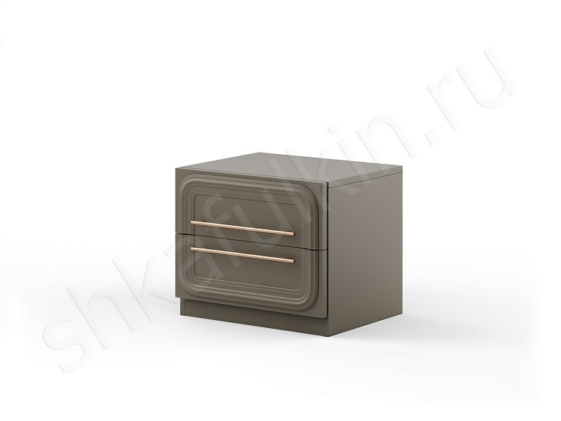 Тумба прикроватная Санмарино Серый Белый Черный Коричневый Светлые Темные Зеленый Неоклассика 2х створчатые Спальня Для книг Для декора