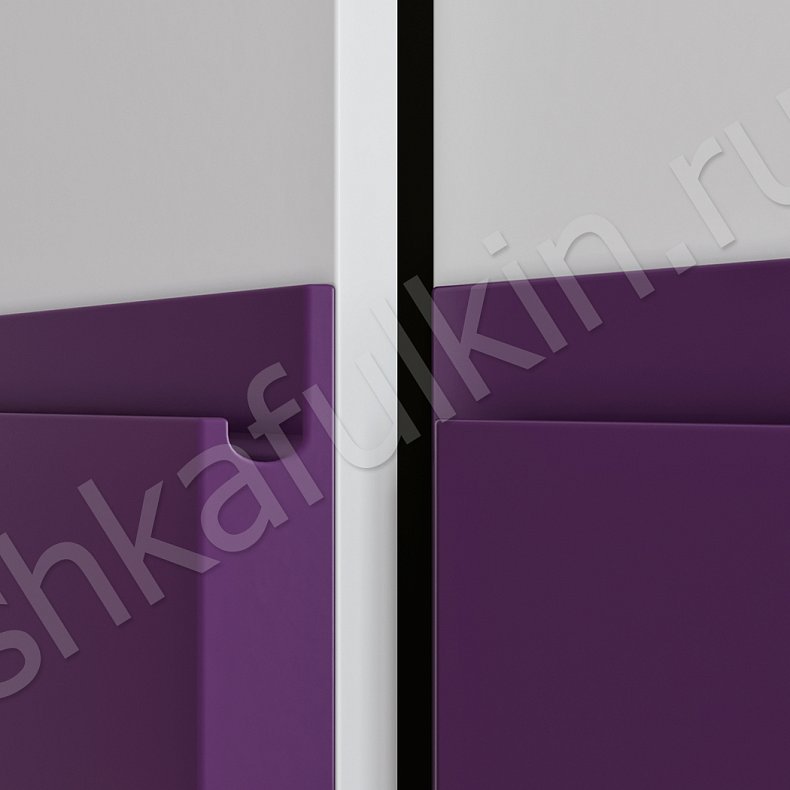 Изображение Детская Ньютон Белый Цветной Светлые Современный 3х створчатые Детская Для книг Для вещей 6