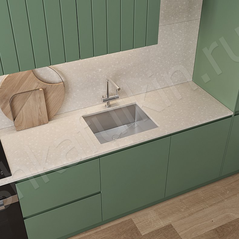 Кухня Пиколетто Черный Светлые Темные Зеленый    Для посуды 9