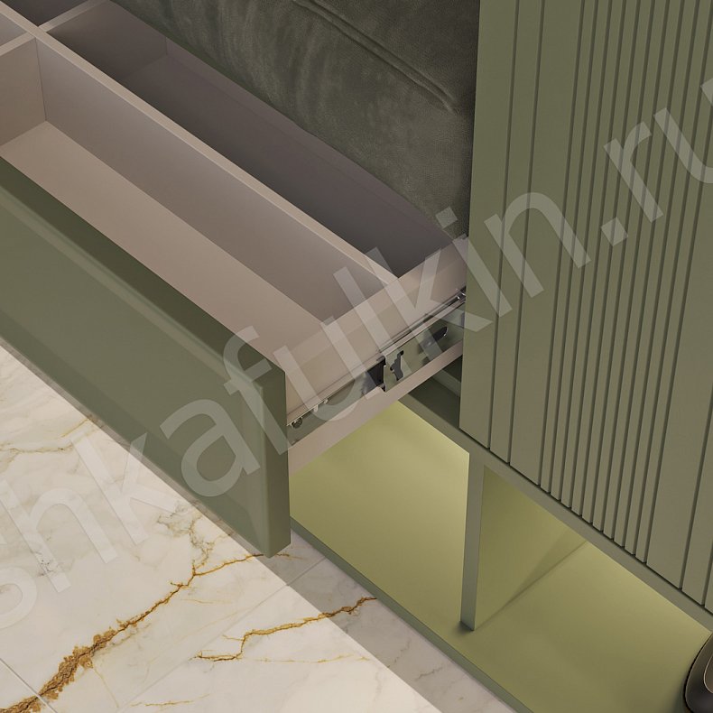 Изображение Прихожая Флора Цветной Серый Светлые Зеленый Современный 2х створчатые Прихожая Для вещей 6