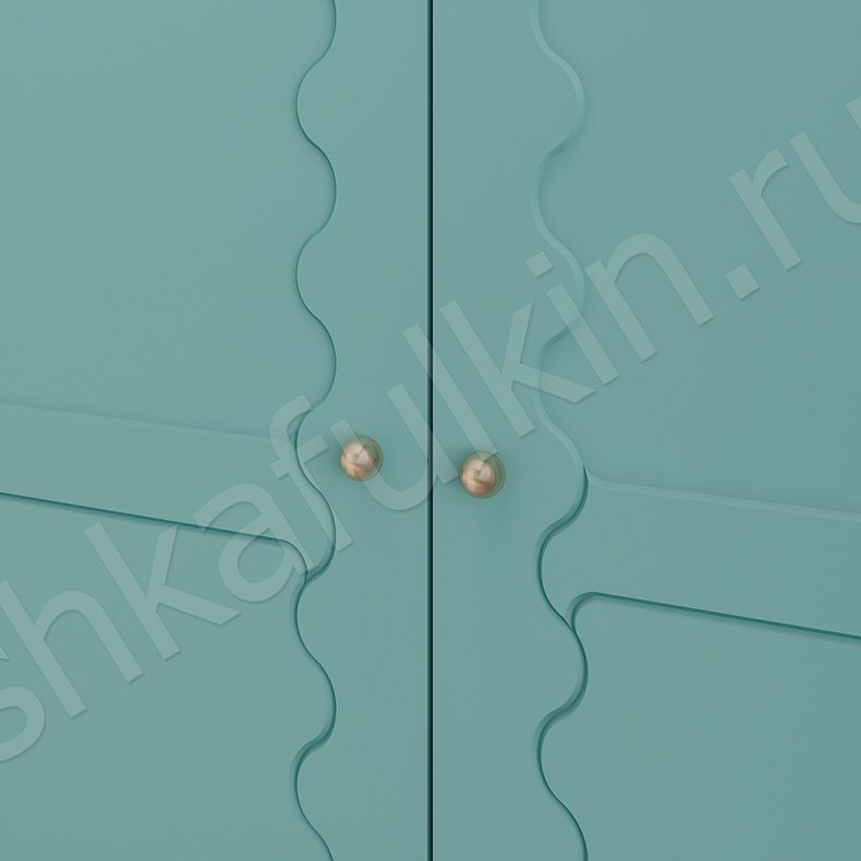 Изображение Детская Мерида Зеленый Современный 2х створчатые Детская Для вещей Для книг 7