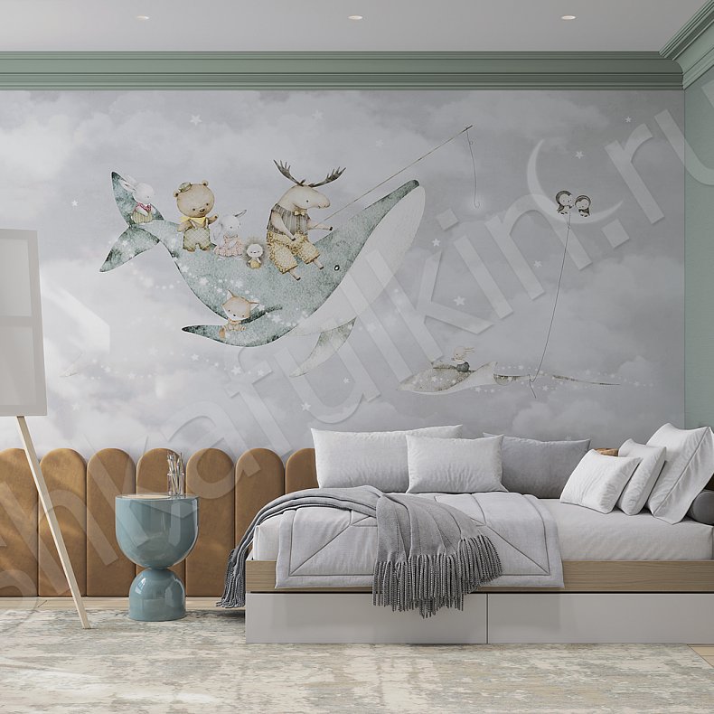 Изображение Детская Ламарк Светлые Современный 2х створчатые Детская Для вещей 1