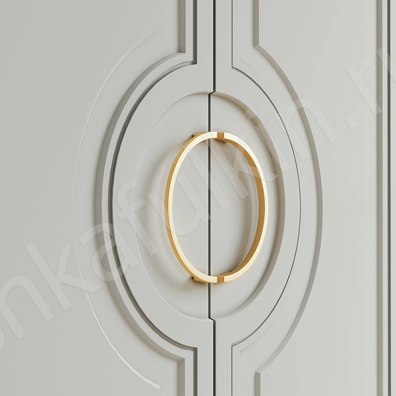 Изображение Шкаф Агнесса Белый Светлые Классика 4х створчатые Гостиная Для вещей 2