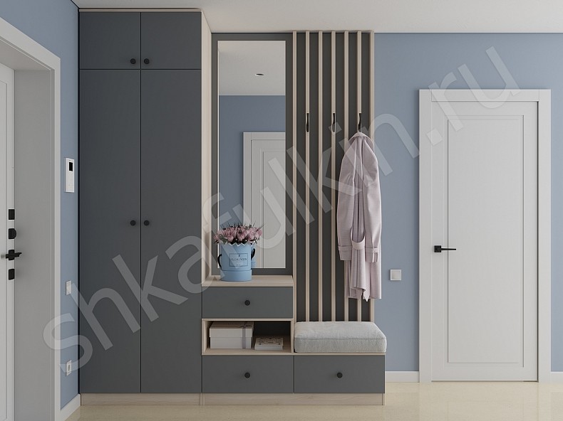 Изображение цвета Прихожая Милли  Минимализм 2х створчатые Прихожая 