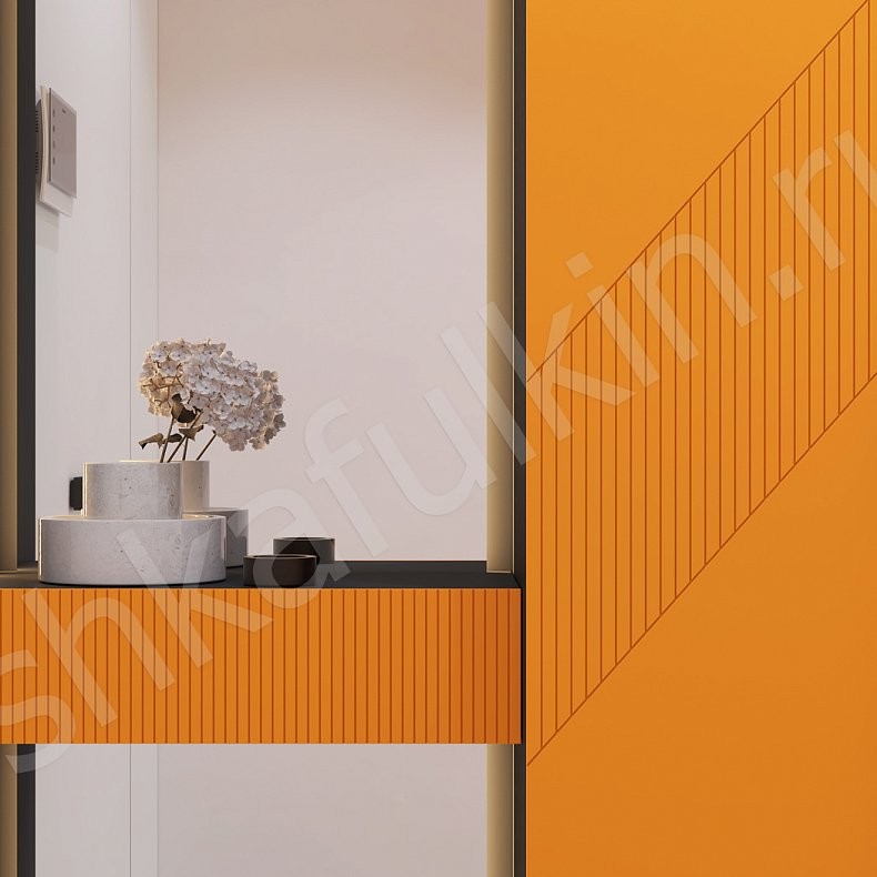 Прихожая Неонелли Цветной Коричневый Светлые Современный 3х створчатые Прихожая Для вещей 3