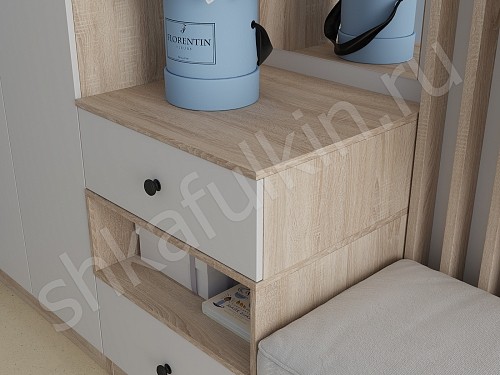 Изображение цвета Прихожая Милли  Минимализм 2х створчатые Прихожая 