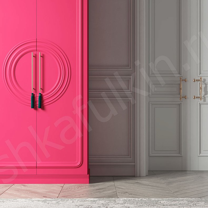 Шкаф Санмарино  Неоклассика 2х створчатые Гостиная Для вещей 11