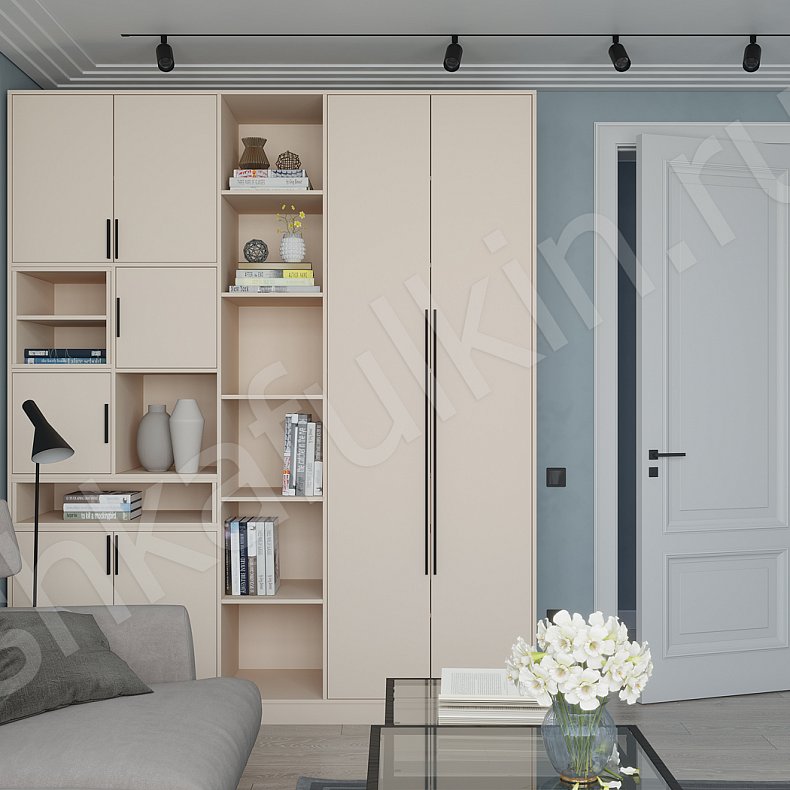 Шкаф Бесто Светлые Белый Древесный Коричневый Серый Темные Скандинавский 2х створчатые Гостиная Для книг Для декора Для посуды Для вещей 4