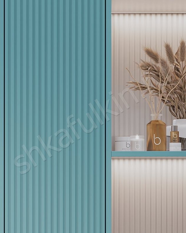 Мебель в ванную Маура Светлые Синий Цветной Неоклассика   Для вещей 5